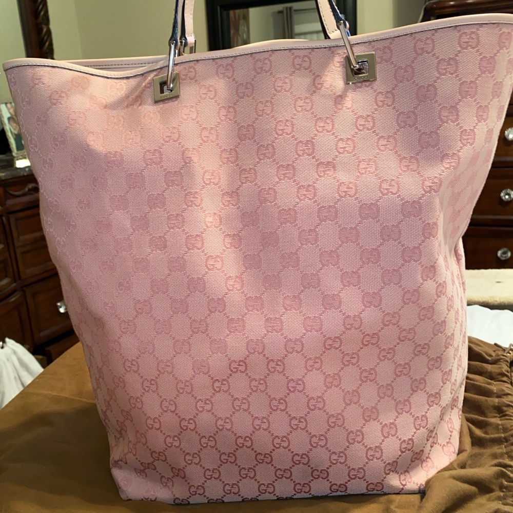 Pink Gucci Tote